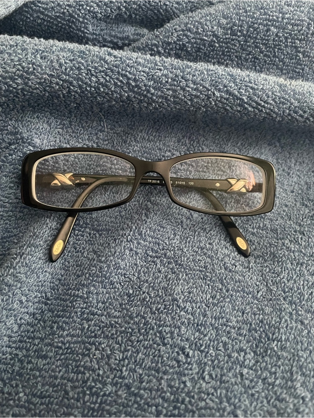 Classic Black Rectangular Women's Eyeglasses